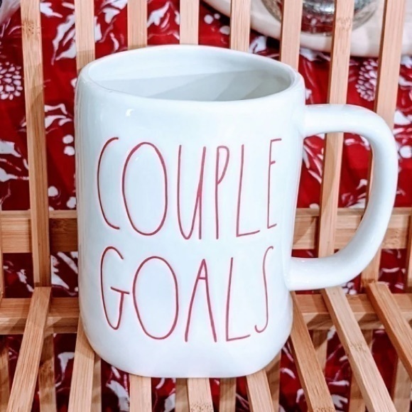 Rae Dunn Other - ᴿᴬᴱ ᴰᵁᴺᴺ ♥️COUPLE GOULS Large letter mug New